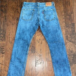 Levi's Vibrant Blue Straight Jeans